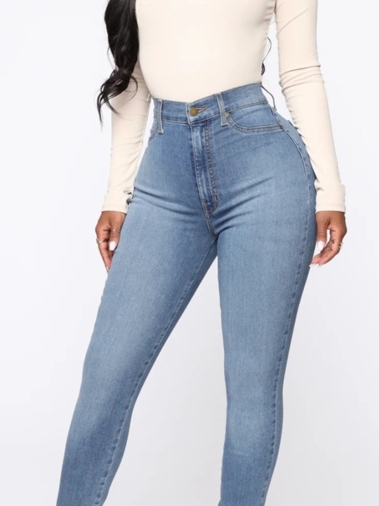Denim - Flex Game Strong Super High-Rise Skinny Light Blue Women's Jeans